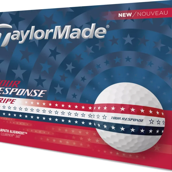 TaylorMade 2025 Tour Response USA Stripe Golf Balls
